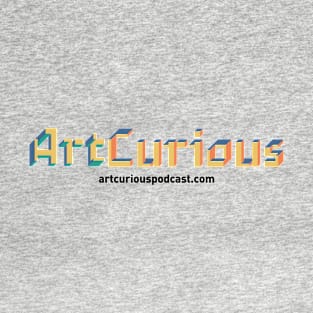 ArtCurious Logo_Pink Background T-Shirt